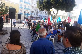 Animada arruada e vibrante comício em Vila Real de Santo António