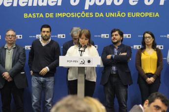 Reforçar a CDU é reforçar a voz de Portugal e os interesses do nosso povo