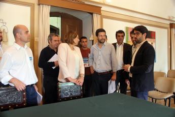 Recepções calorosas em Vidigueira e Cuba