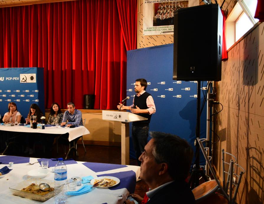 Almoço com apoiantes na Quinta do Conde