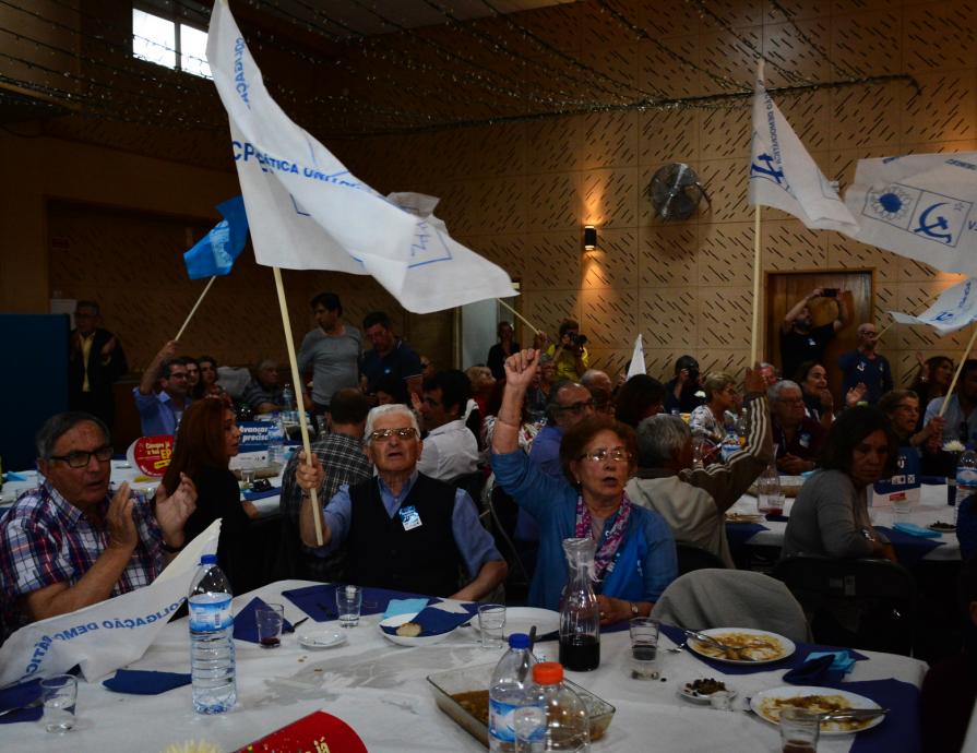 Almoço com apoiantes na Quinta do Conde