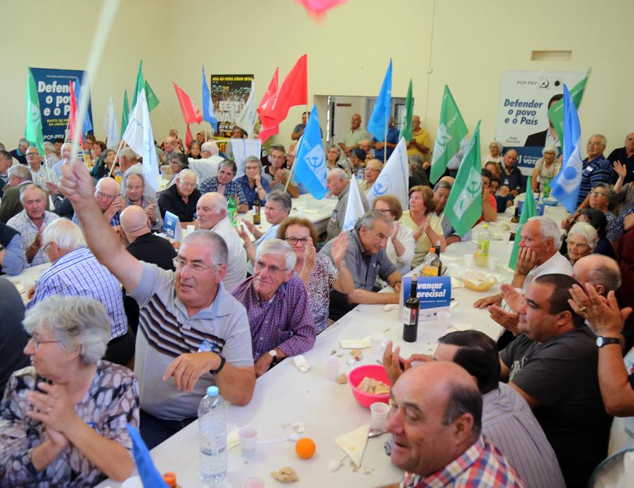 Almoço com apoiantes no Couço