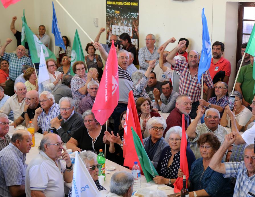 Almoço com apoiantes no Couço