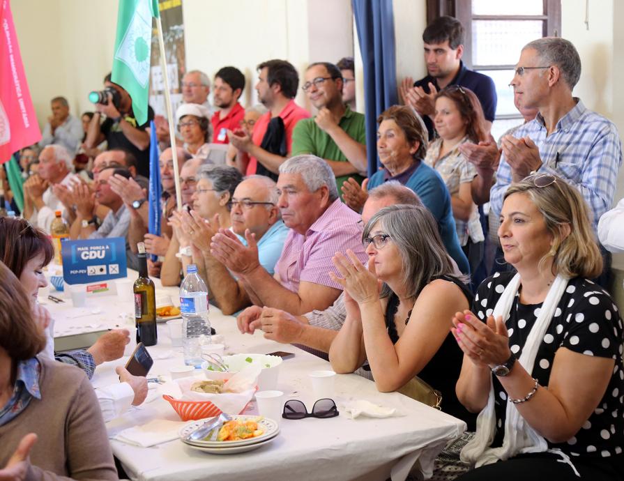Almoço com apoiantes no Couço