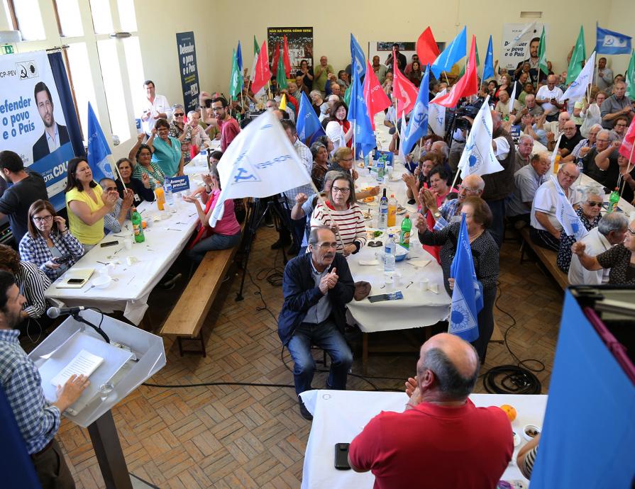 Almoço com apoiantes no Couço