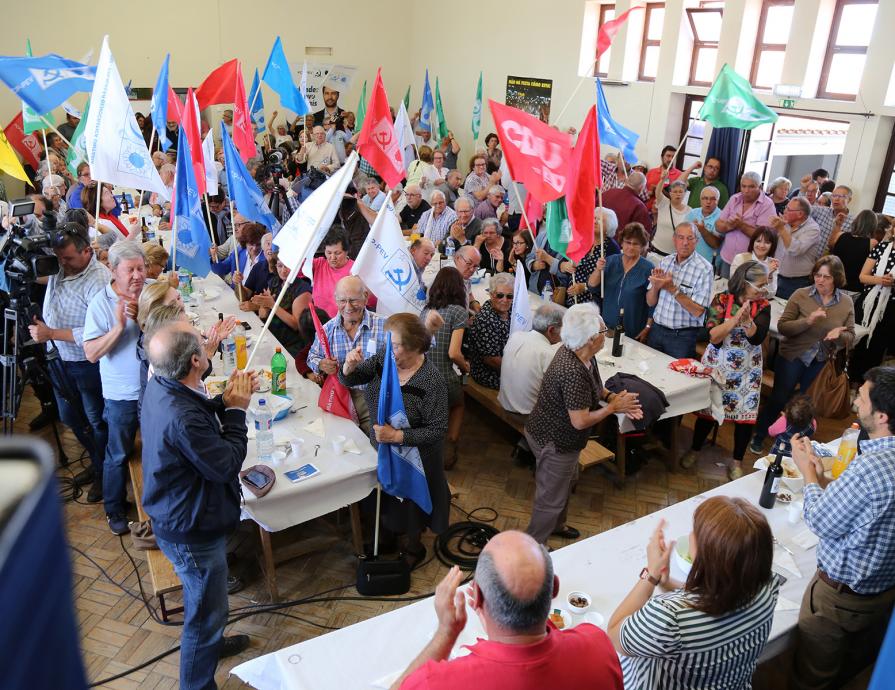 Almoço com apoiantes no Couço