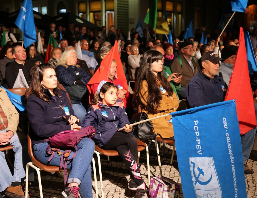 Comício na Marinha Grande