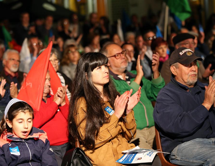 Comício na Marinha Grande