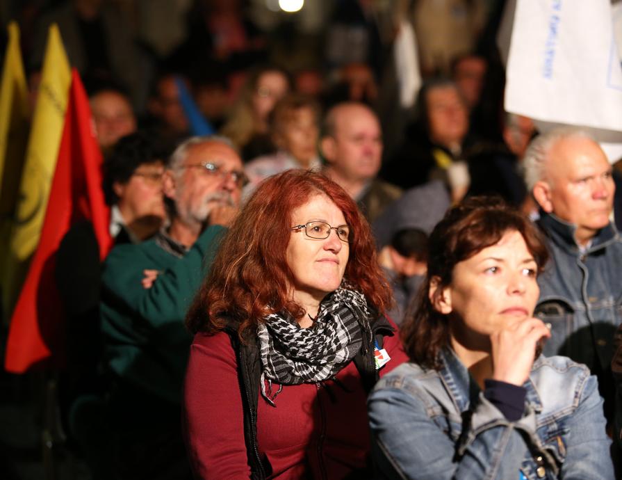 Comício na Marinha Grande