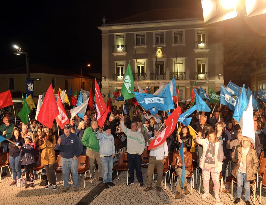 Comício na Marinha Grande