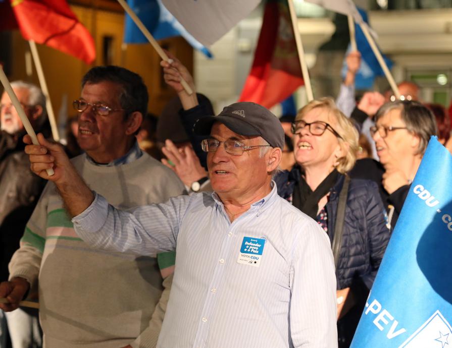 Comício na Marinha Grande