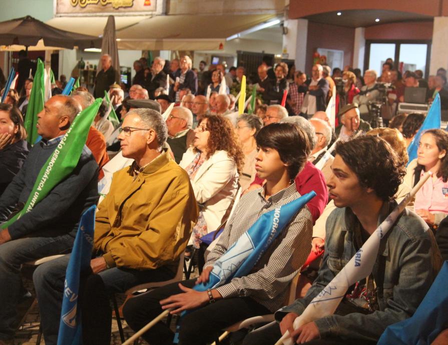 Comício em Alpiarça 