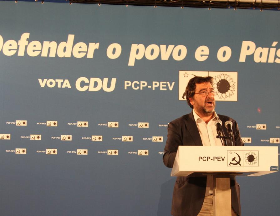 Comício em Alpiarça 