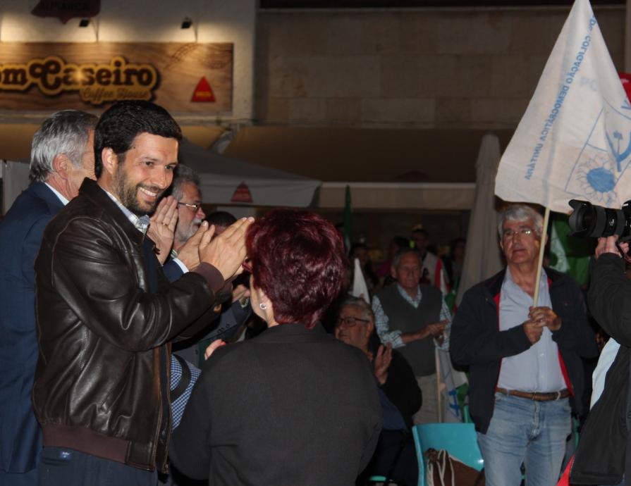 Comício em Alpiarça 