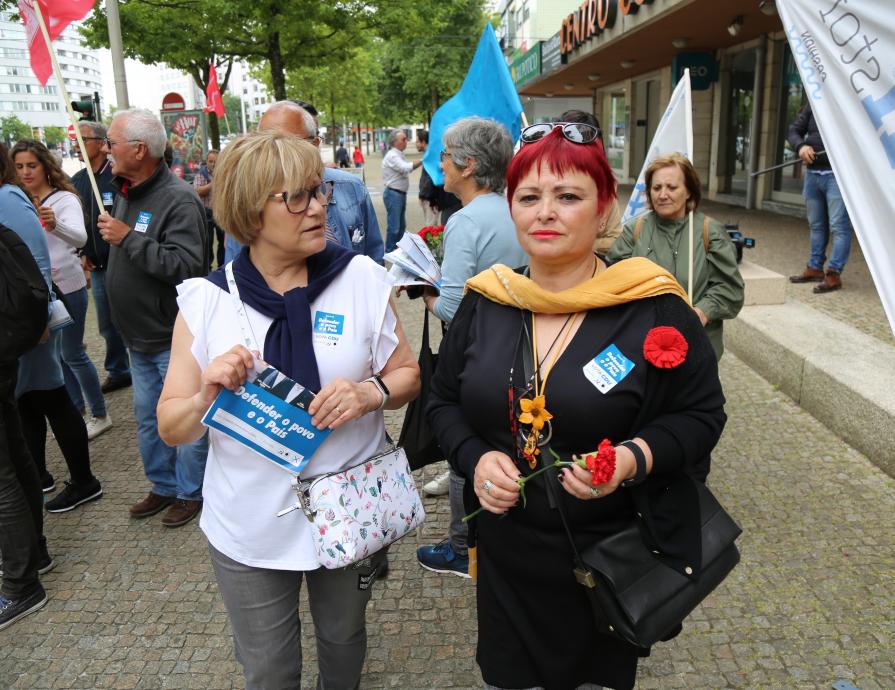 Contactos com a População na Maia