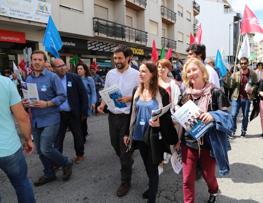 Contacto com a população em Gondomar
