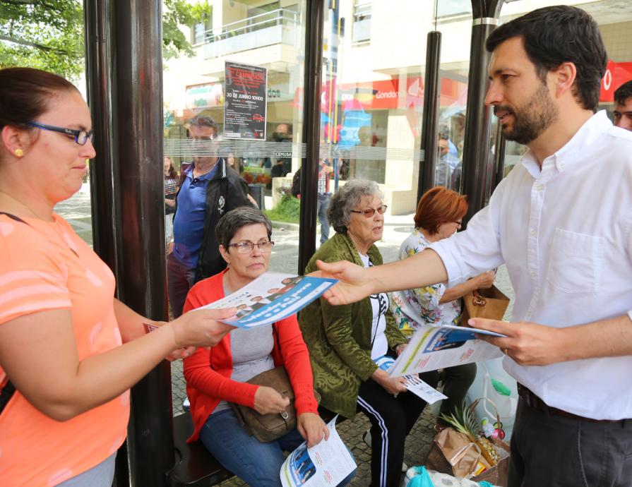 Contacto com a população em Gondomar