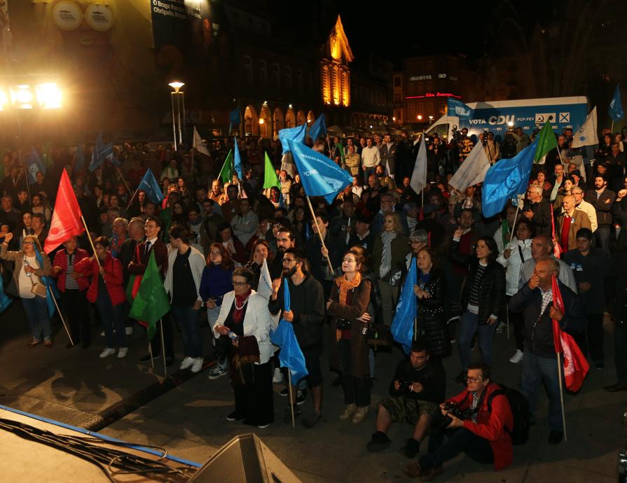 Comício em Braga