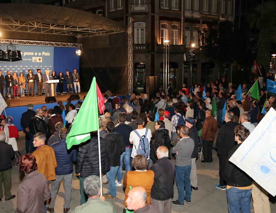 Comício em Braga