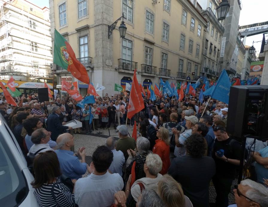 Arruada na Baixa de Lisboa
