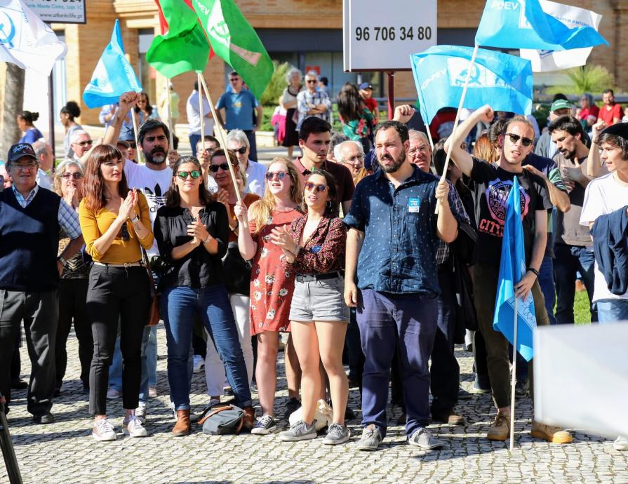 Comício em Sacavém