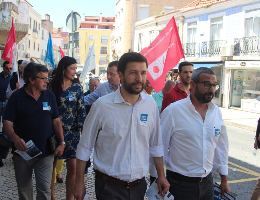 Contacto com a população em Vila Franca de Xira