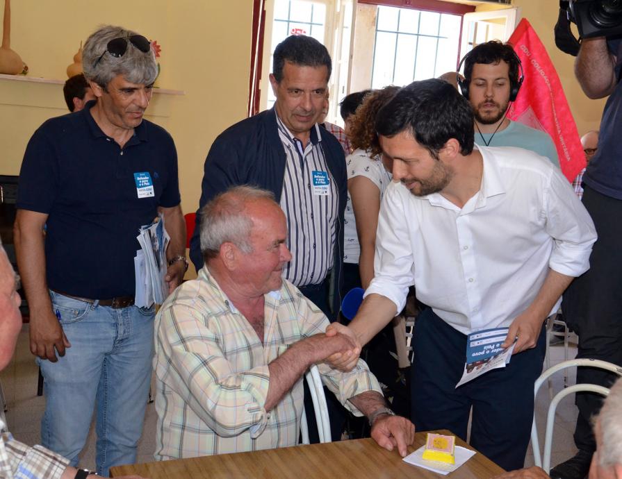 Almoço e contacto com a população de Bencatel