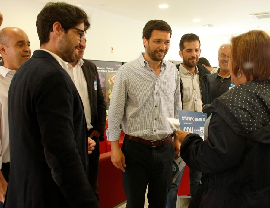 Contacto com trabalhadores da CM da Vidigueira