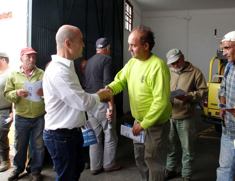 Contacto com os trabalhadores da CM Vidigueira