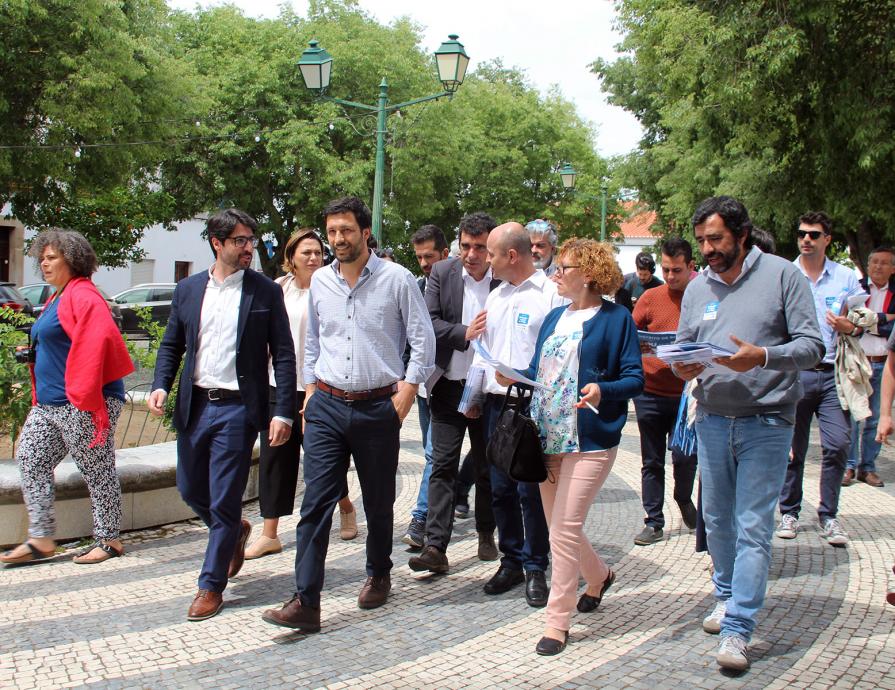 Contacto com trabalhadores da CM da Vidigueira